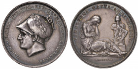 MEDAGLIE DI ETA’ NAPOLEONICA Medaglia 1805 Conquista di Vienna - Opus: Manfredini - Bramsen 444 AG (g 43,92 - Ø 42 mm) Colpi al bordo