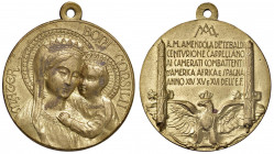 MEDAGLIE FASCISTE Medaglia Cappellano Tebaldi ai Camerati combattenti - MD (g 13,67 - Ø 32 mm)