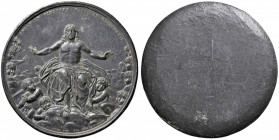 Placchetta 1832 Antonio Allegri (il Correggio) - Opus: Cerbara - AE (?) (g 79,36 - Ø 61 mm)