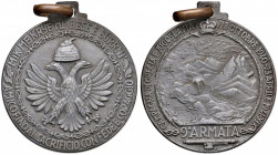 Medaglia della IX Armata Campagna d’Albania - Opus: Morbiducci Zinco (?) (g 14,85 - Ø 34 mm)