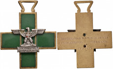 Croce della IV Armata - AE dorato e a smalti (g 14,48 - 37 x 40 mm)