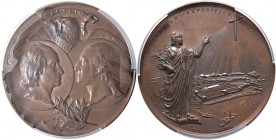 USA Medaglia 1893 Columbian Expo-Chicago - AE In slab PCGS SP93 Baker-K378 Bronze 91mm cod. 71156.63/41665516