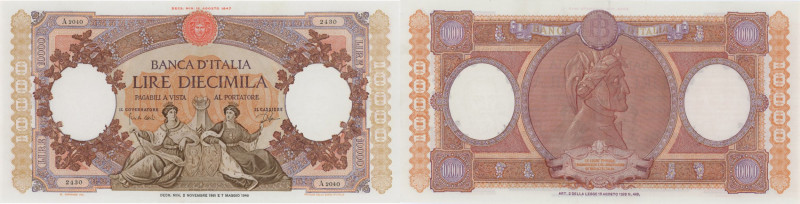 Banca d’Italia 10.000 Lire Regine del Mare A2040 2430 - Rif. Gigante BI73S