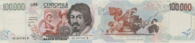 Banca d’Italia 100.000 Lire 1997 CD 347707 B - Gig. 85D