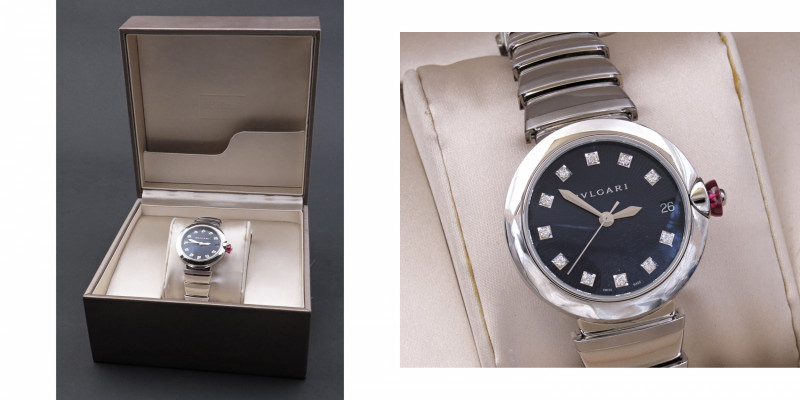 BULGARI Lvcea Automatic, LU 33 S. Referenza 102564. Movimento a carica automatic...