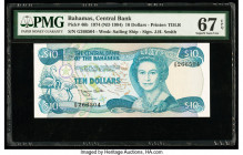 Bahamas Central Bank 10 Dollars 1974 (ND 1984) Pick 46b PMG Superb Gem Unc 67 EPQ. 

HID09801242017

© 2022 Heritage Auctions | All Rights Reserved