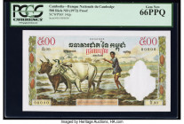 Cambodia Banque Nationale du Cambodge 500 Riels ND (1958-1970) Pick 14dp Proof PCGS Gem New 66PPQ. 

HID09801242017

© 2022 Heritage Auctions | All Ri...