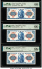 China Central Bank of China 1 Yuan 1945 Pick 387 S/M#C302-1 Three Consecutive Examples PMG Gem Uncirculated 66 EPQ (3). 

HID09801242017

© 2022 Herit...