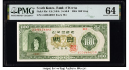 South Korea Bank of Korea 100 Won 1965 Pick 35d PMG Choice Uncirculated 64. 

HID09801242017

© 2022 Heritage Auctions | All Rights Reserved