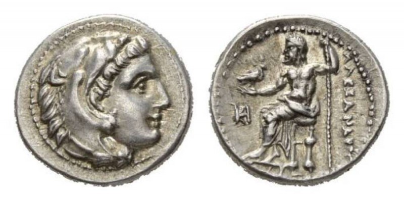 Kingdom of Macedonia. Alexander III, 336 – 323 and posthumous issues Drachm, Mil...