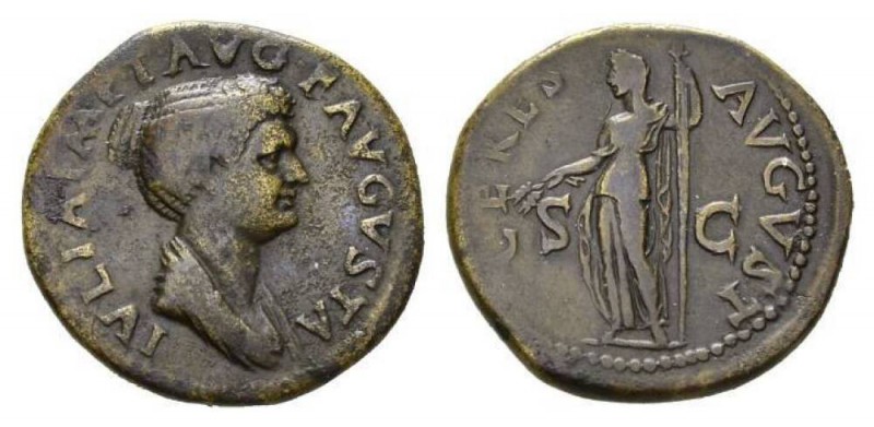 Julia Titi, daughter of Titus Dupondius 80-81, Æ 29mm, 12.61 g. IVLIA·IMP·T·AVG·...