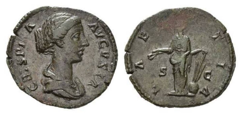 Crispina, wife of Commodus Dupondius c. 180-183, Æ 26.5mm, 9.46 g. CRISPINA AVGV...