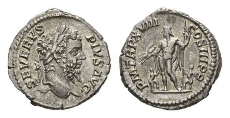 Septimius Severus, 193–211 Denarius circa 210, AR 19mm, 3.06 g. SEVERVS PIVS AVG...