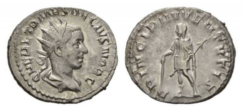 Herennius Etruscuscus caesar ,250–251 Antoninianus 250-251, AR 23mm, 3.56 g. Q H...