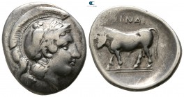 Campania. Hyria  400-395 BC. Nomos AR