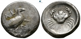 Sicily. Akragas circa 480-470 BC. Didrachm AR