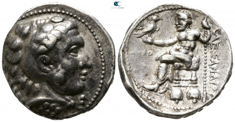 Kings of Macedon. Tyre. Philip III Arrhidaeus 323-317 BC. 
Tetradrachm AR

26...
