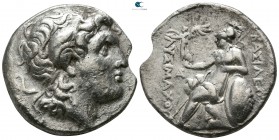 Kings of Thrace. Pella. Lysimachos 305-281 BC. Tetradrachm AR