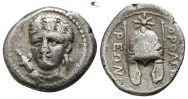 Thrace. Orthagoreia circa 340-330 BC. Hemidrachm AR