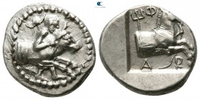 Thessaly. Pharkadon circa 460-440 BC. Hemidrachm AR