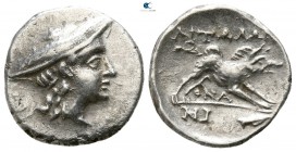 Aetolia. Aitolian League circa 160-145 BC. Triobol-Hemidrachm AR