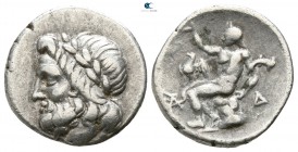 Arkadia. Megalopolis. Arkadian League circa 175-168 BC. Triobol-Hemidrachm AR