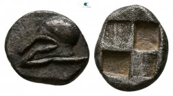 Troas. Neandria circa 550 BC. Obol AR
