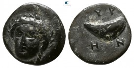 Aeolis. Gryneion  before 306 BC. Bronze Æ