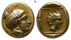 Lesbos. Mytilene 412-378 BC. Hekte EL
