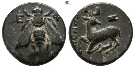 Ionia. Ephesos  390-320 BC. Bronze Æ