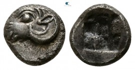 Ionia. Klazomenai  500-480 BC. Obol AR