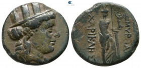 Ionia. Smyrna . ΧΑΡΙΚΛΗΣ (Charikles), magistrate circa 190-170 BC. Bronze Æ