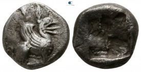 Ionia. Teos circa 500-460 BC. Triobol AR