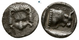 Caria. Samos circa 400-380 BC. Obol AR