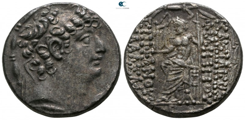 Seleukid Kingdom. Philip I Philadelphos 95-76 BC. 
Tetradrachm AR

23mm., 15,...