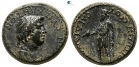 Lydia. Sardeis . Pseudo-autonomous issue AD 54-68. Time of Nero, ΤΙ. ΚΛ. ΜΝΑΣΕΑΣ (Ti. Kl. Mnaseas), strategos. Bronze Æ