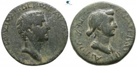 Cilicia. Augusta. Tiberius and Livia AD 14-37. Bronze Æ