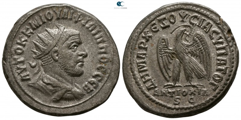 Seleucis and Pieria. Antioch ad Arontem. Philip I Arab AD 244-249. 
Tetradrachm...