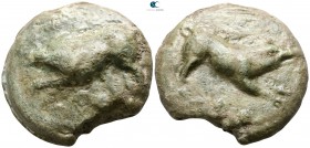 Anonymous circa 270 BC. Uncertain mint. Aes Grave Quadrans Æ. Libral standard, heavy series