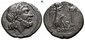 211-208 BC. Uncertain mint. Victoriatus AR