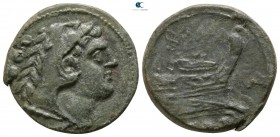 Anonymous 211 BC. Uncertain mint in Southeast Italy. Quadrans Æ
