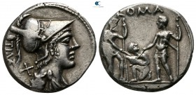 Ti. Veturius 137 BC. Rome. Denarius AR