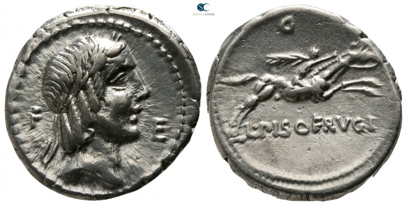 L. Calpurnius Piso Frugi 90 BC. Rome
Denarius AR

17mm., 3,85g.

Laureate h...