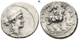 M. Lepidus. 61 BC. Rome. Denarius AR