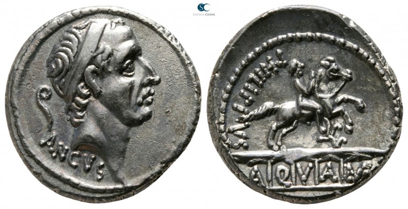 L. Marcius Philippus 56 BC. Rome
Denarius AR

16mm., 3,91g.

Diademed head ...