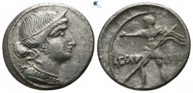 The Triumvirs. Octavian 30-29 BC. Contemporary imitation. Uncertain mint. Denarius AR