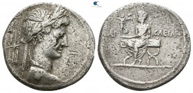 Octavian 29-27 BC. Struck autumn 30 BC - summer 29 BC. Rome. Denarius AR