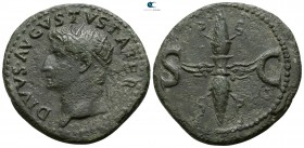Divus Augustus AD 14. AD 34-37. Rome. As Æ