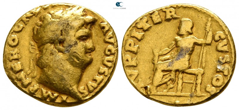 Nero AD 54-68. Rome
Aureus AV

16mm., 5,87g.

IMP NERO CAESAR AVGVSTVS, lau...