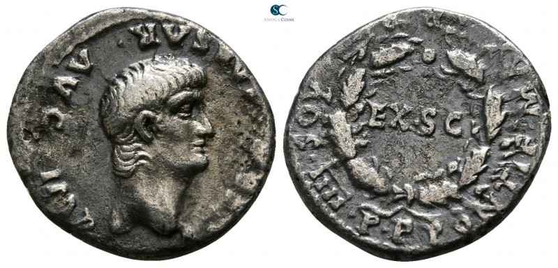 Nero AD 54-68. Rome
Denarius AR

16mm., 3,39g.

 NERO CAESAR AVG IMP Bare h...